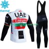 Conjunto Maillot + Culotte largo con tirantes Invierno Termico Uae Emirates 2023 N002
